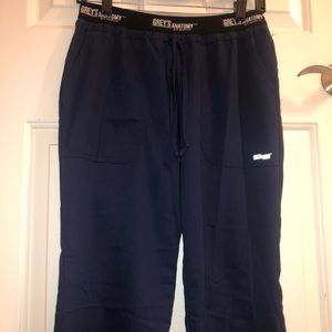 Small Navy Blue Grey’s Anatomy Scrub Pants